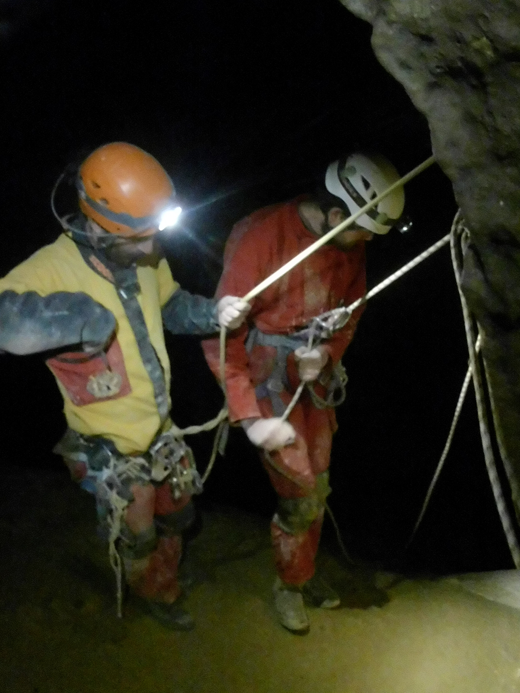 Descente en rappel