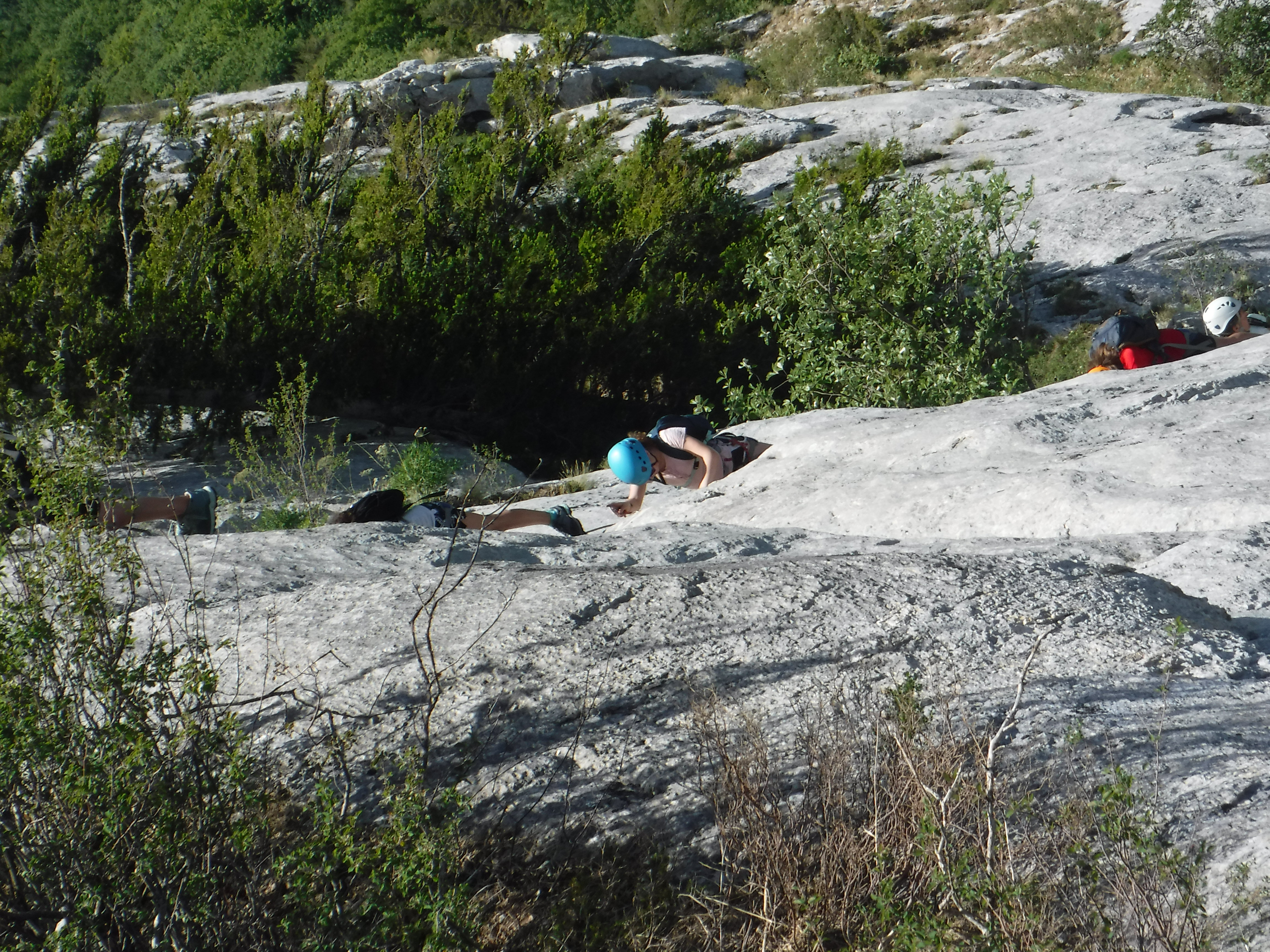 Sur la falaise