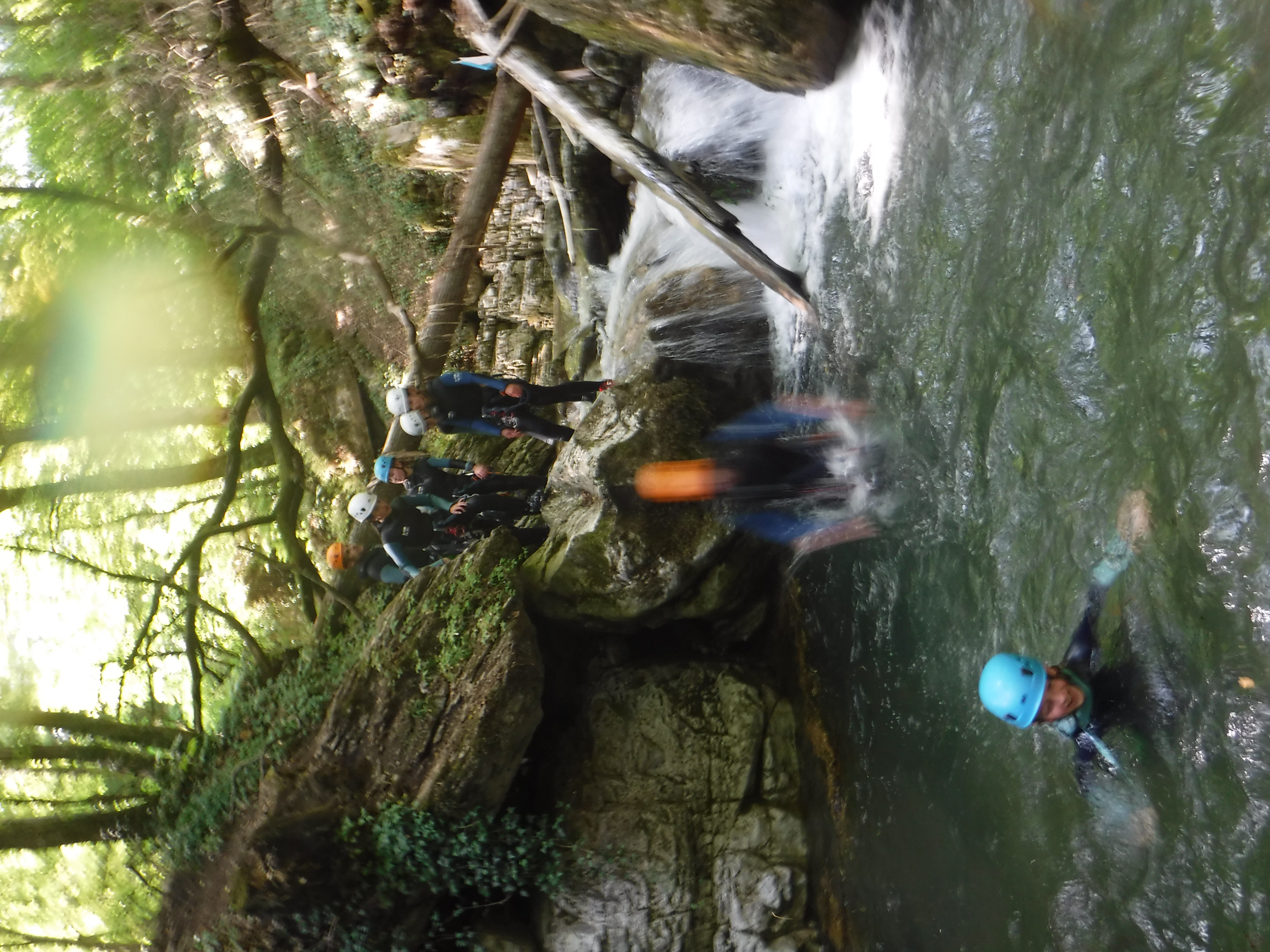 Saut dans l'eau