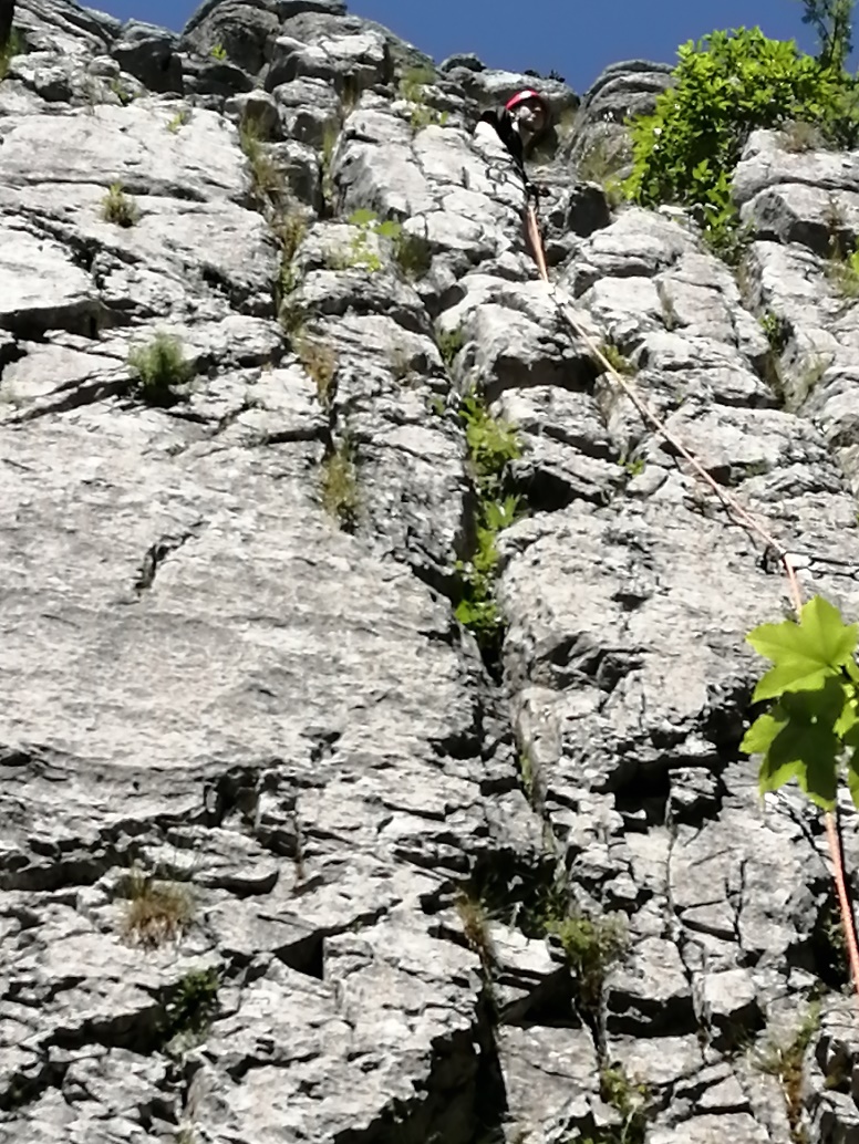 Arrivée au relais pour Gaëtan