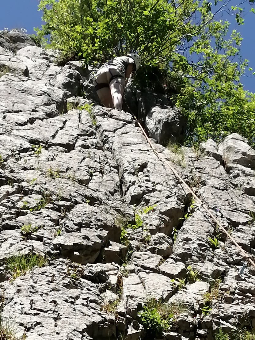 Arrivée au relais pour Aurélie